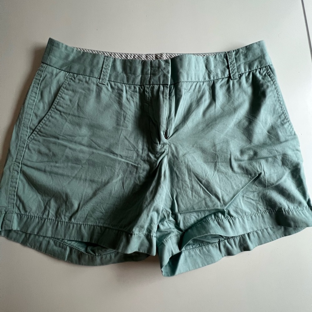 J Crew turquoise chino, size 4.